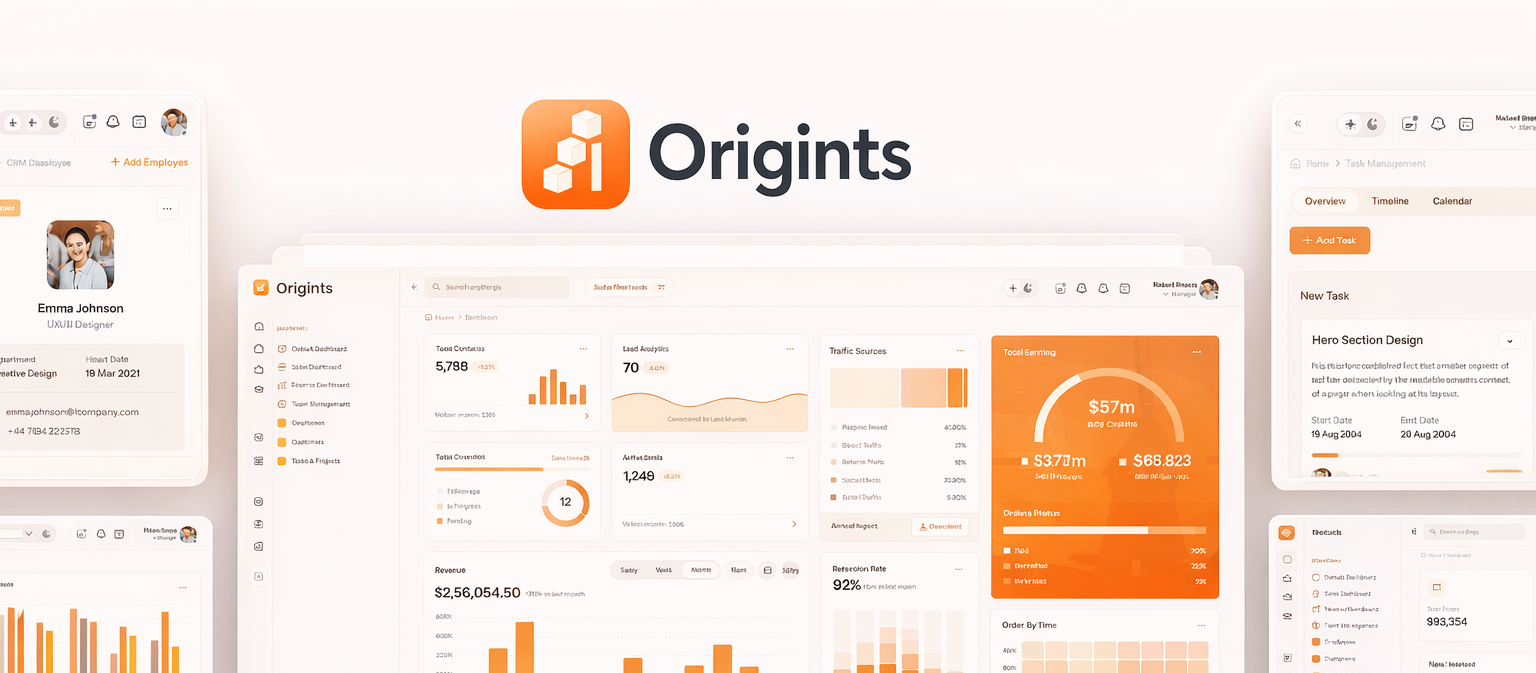 Origints dashboard